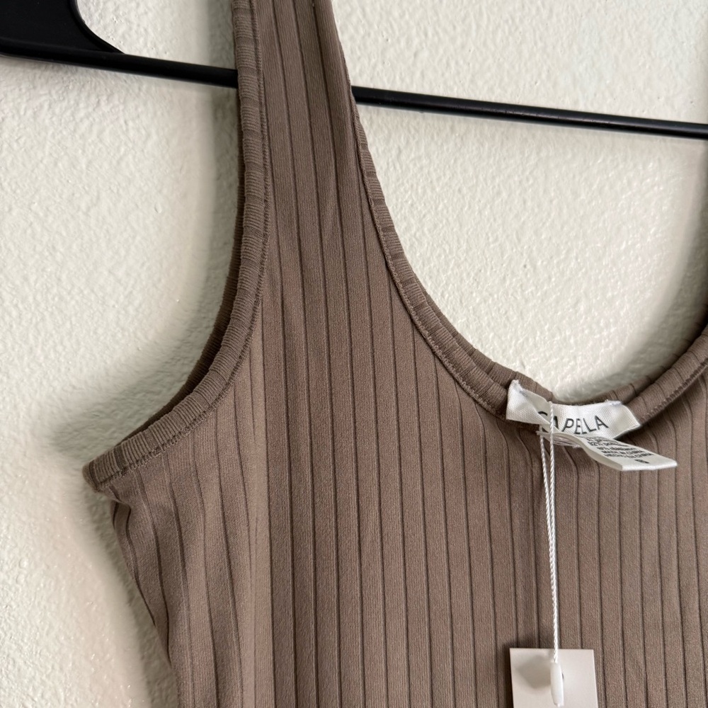 NWT Taupe Bodycon Jumpsuit (Box F) - Picture 6 of 7